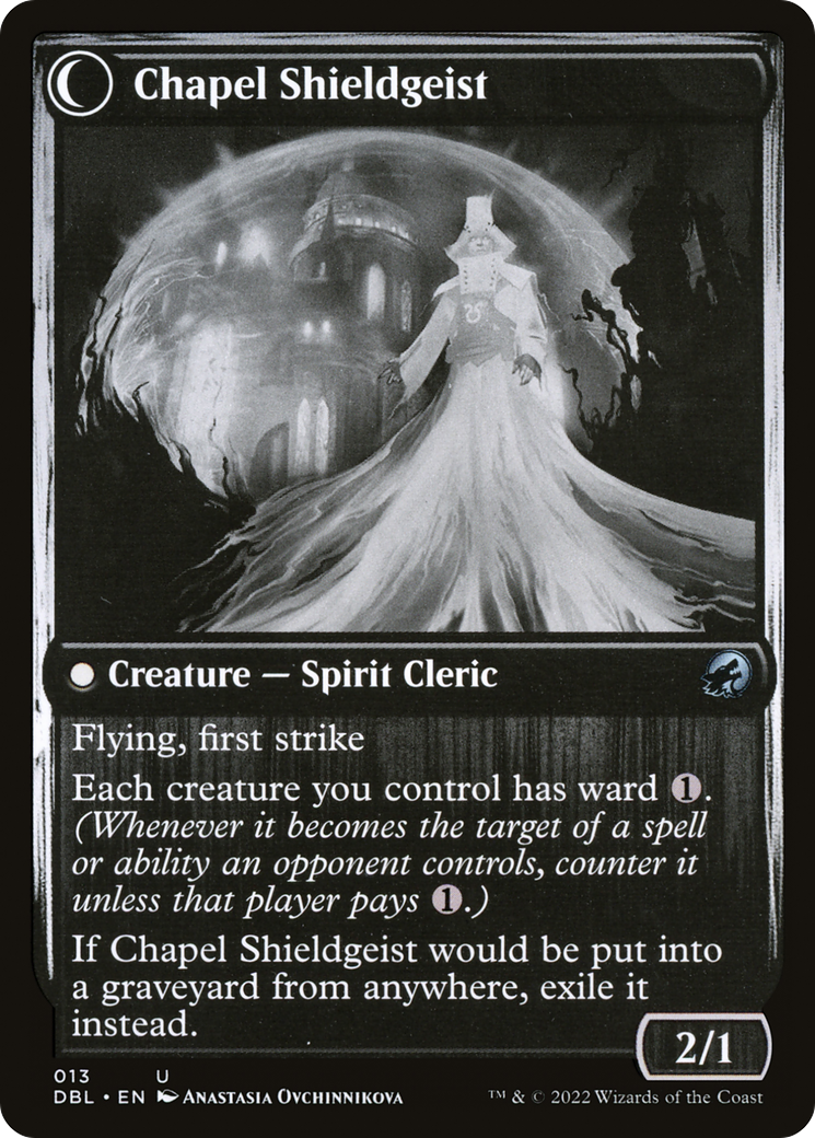 Magic: The Gathering - Chaplain of Alms // Chapel Shieldgeist - Innistrad: Double Feature