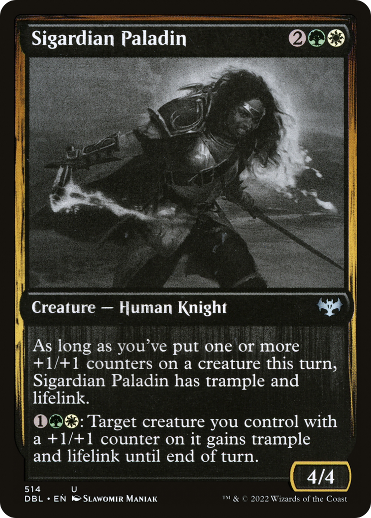 Magic: The Gathering - Sigardian Paladin Foil - Innistrad: Double Feature
