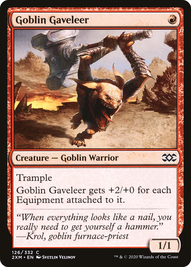 Magic: The Gathering - Goblin Gaveleer Foil - Double Masters