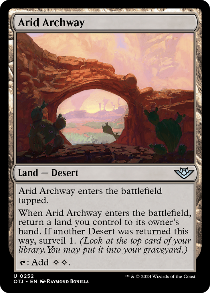 Magic: The Gathering - Arid Archway - Outlaws of Thunder Junction