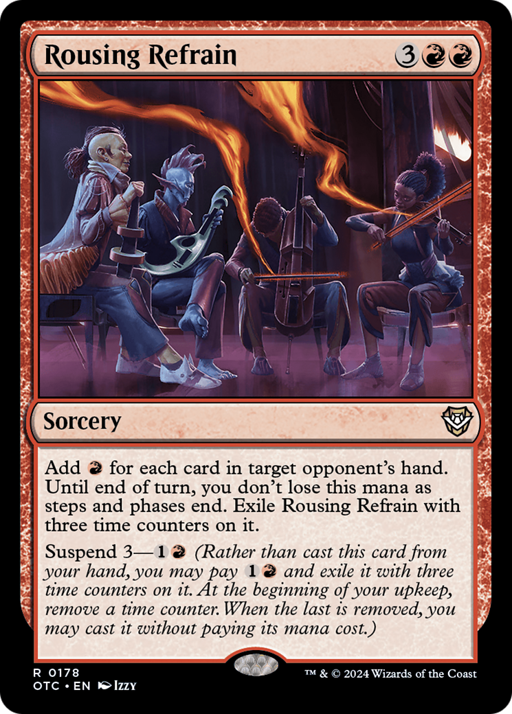 Magic: The Gathering - Rousing Refrain - Outlaws of Thunder Junction Commander
