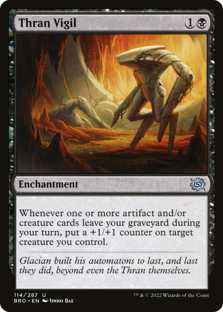 Magic: The Gathering - Thran Vigil Foil - The Brothers' War