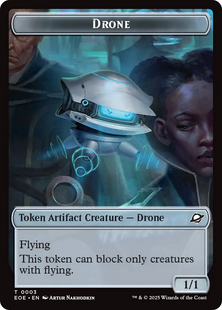 Magic: The Gathering - Drone Token - Edge of Eternities Tokens