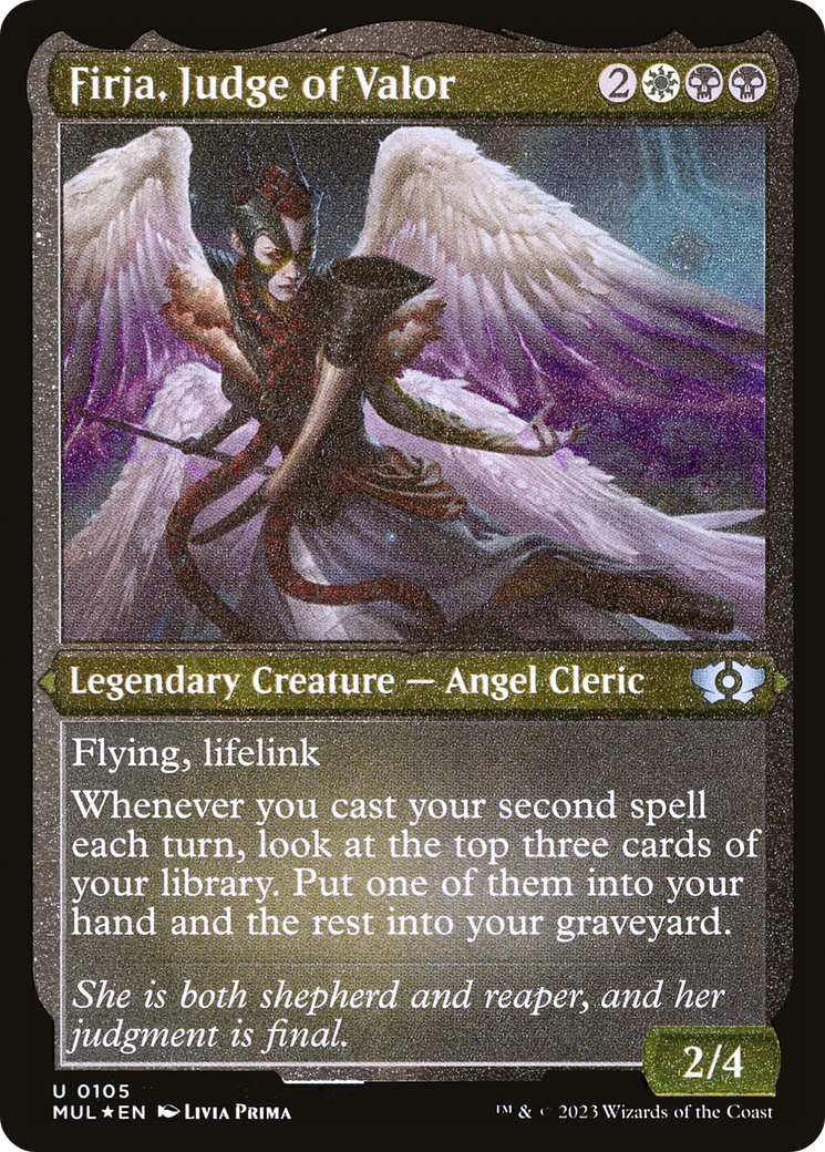 Magic: The Gathering - Firja, Judge of Valor Foil - Multiverse Legends