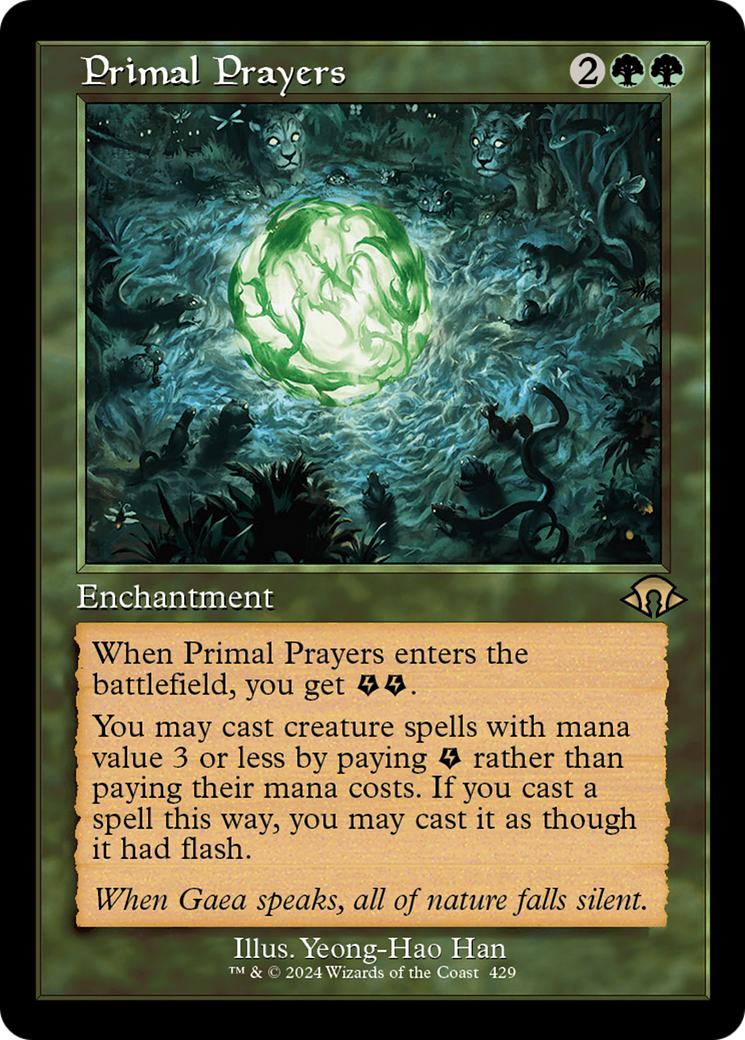 Magic: The Gathering - Primal Prayers Foil - Modern Horizons 3