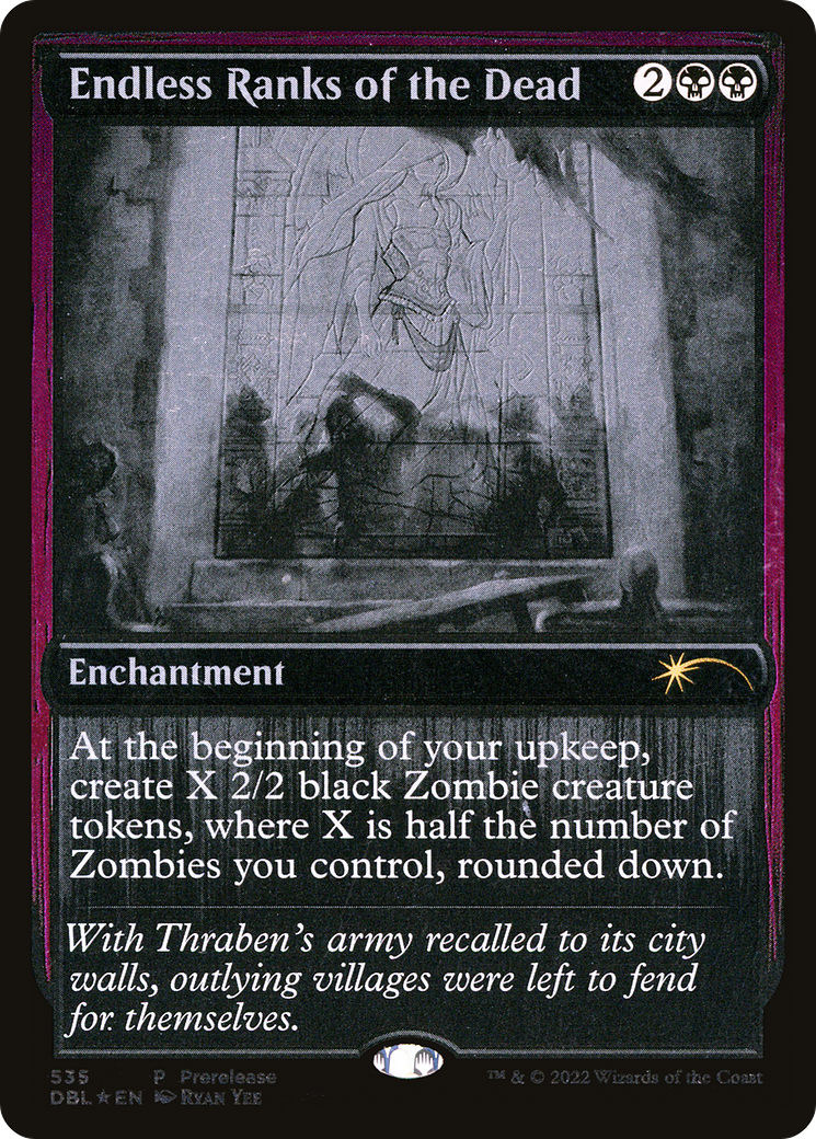 Magic: The Gathering - Endless Ranks of the Dead Foil - Innistrad: Double Feature
