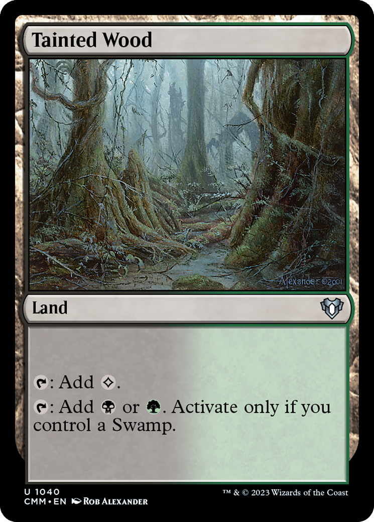 Magic: The Gathering - Tainted Wood - Commander Masters