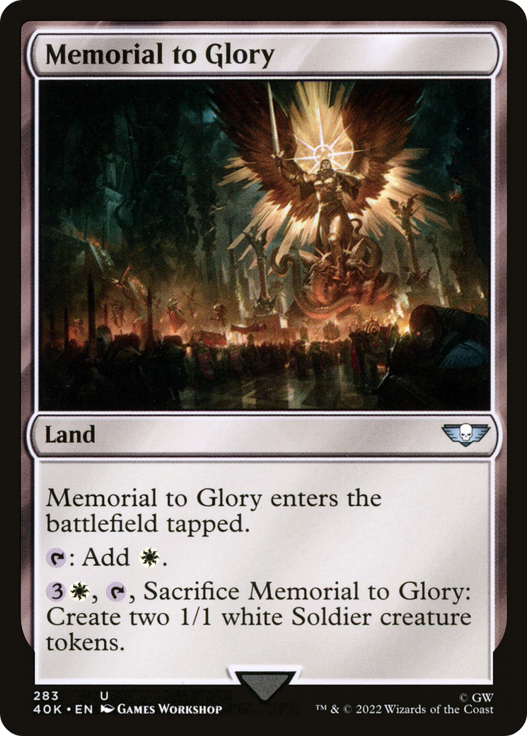 Magic: The Gathering - Memorial to Glory - Warhammer 40000 Commander