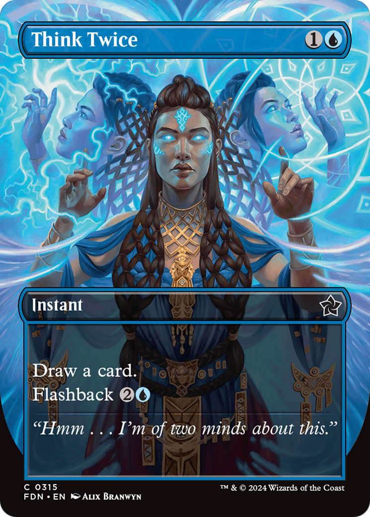 Magic: The Gathering - Think Twice Foil - Foundations