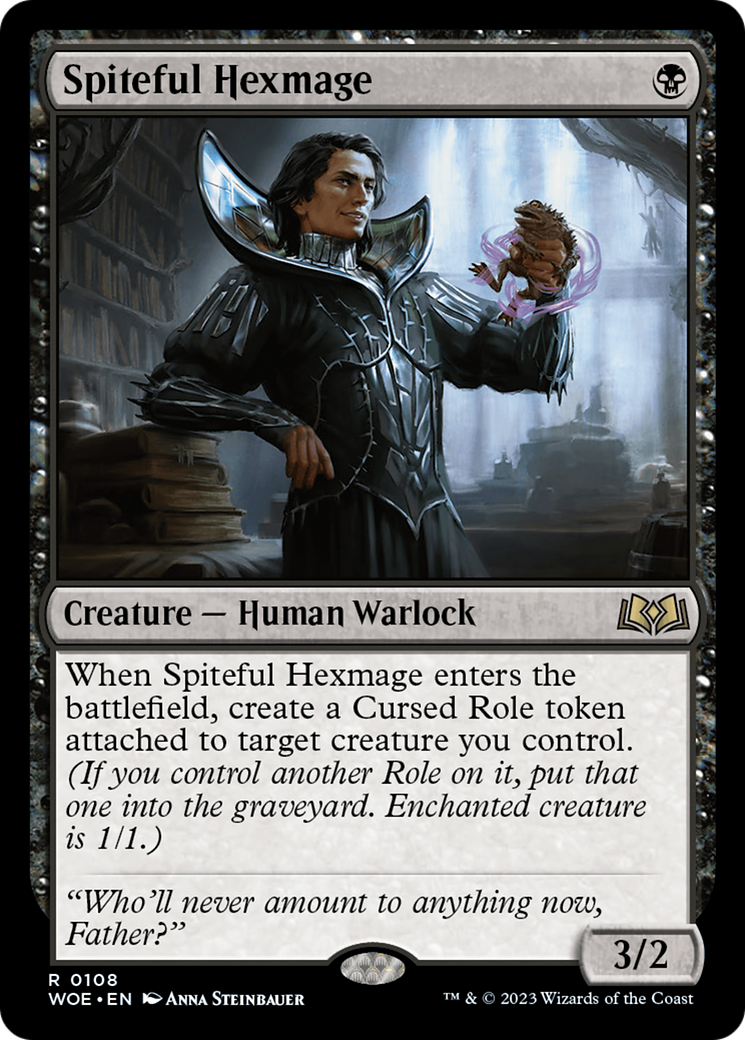 Magic: The Gathering - Spiteful Hexmage Foil - Wilds of Eldraine