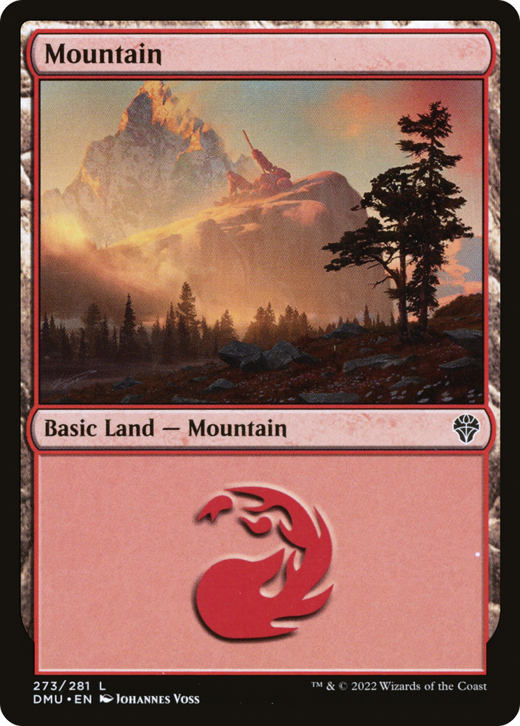 Magic the Gathering - Mountain #273 Foil - Dominaria United