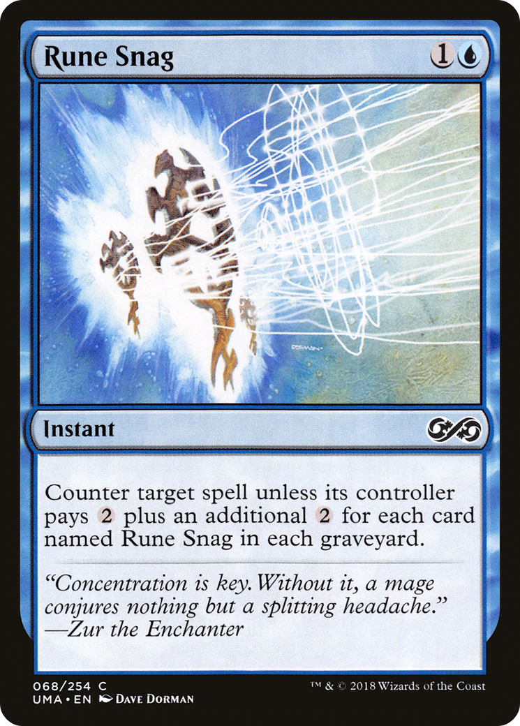 Magic: The Gathering - Rune Snag Foil - Ultimate Masters