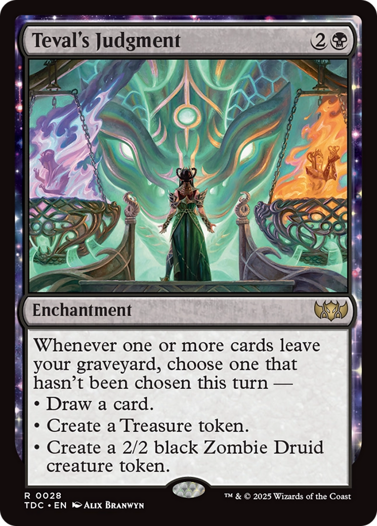Magic: The Gathering - Teval's Judgment - Tarkir: Dragonstorm Commander