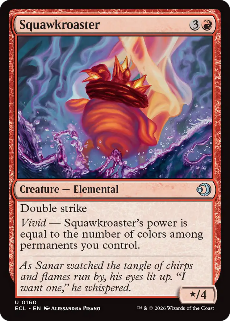 Magic: The Gathering - Squawkroaster Foil - Lorwyn Eclipsed