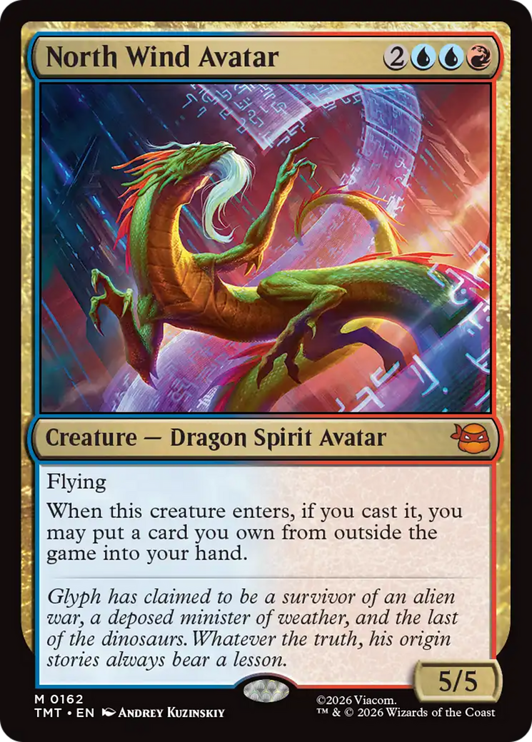 Magic: The Gathering - North Wind Avatar Foil - Teenage Mutant Ninja Turtles