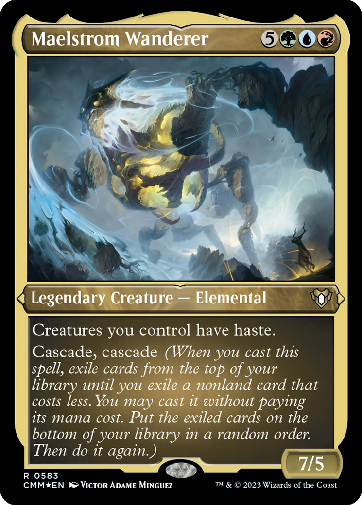 Magic: The Gathering - Maelstrom Wanderer Foil - Commander Masters