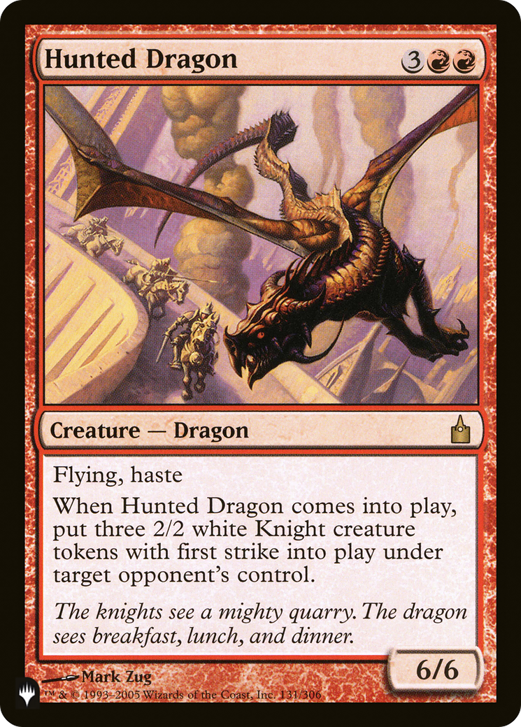 Magic: The Gathering - Hunted Dragon - The List
