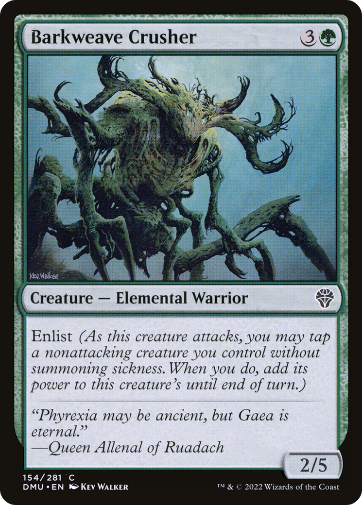 Magic: The Gathering - Barkweave Crusher Foil - Dominaria United