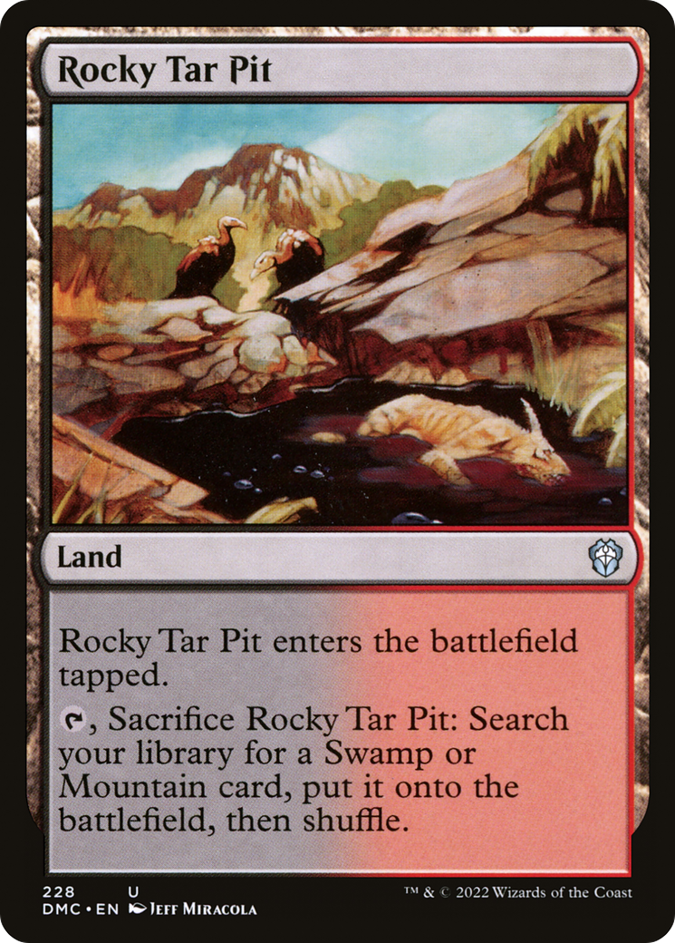 Magic: The Gathering - Rocky Tar Pit - Dominaria United Commander