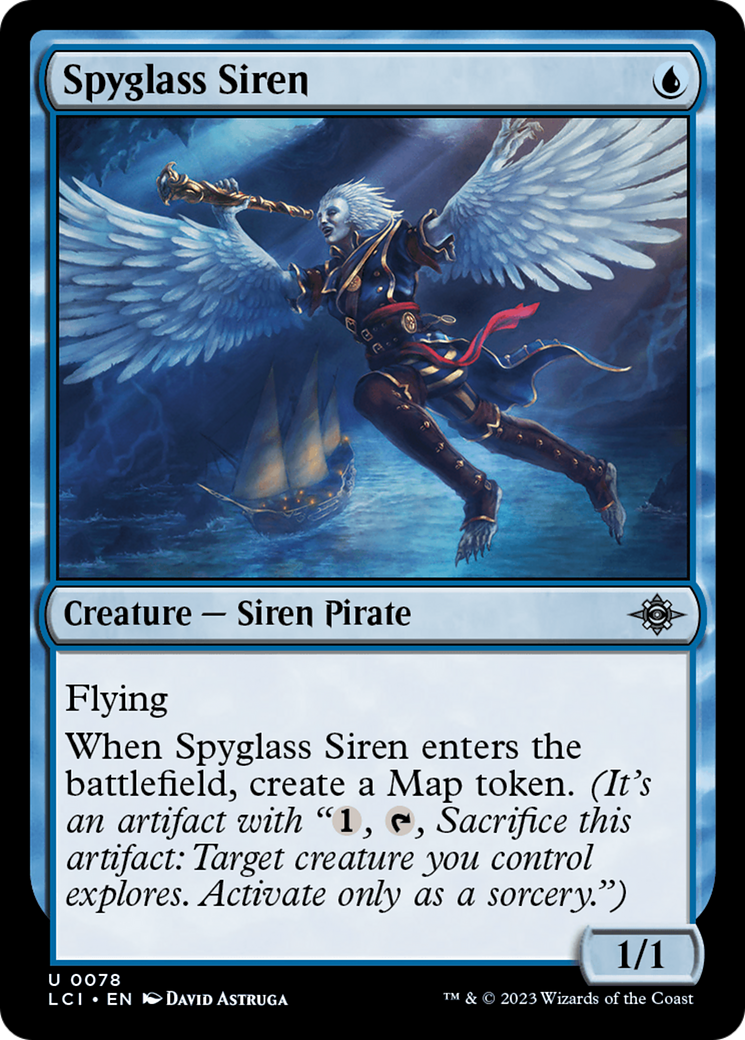 Magic: The Gathering - Spyglass Siren Foil - The Lost Caverns of Ixalan