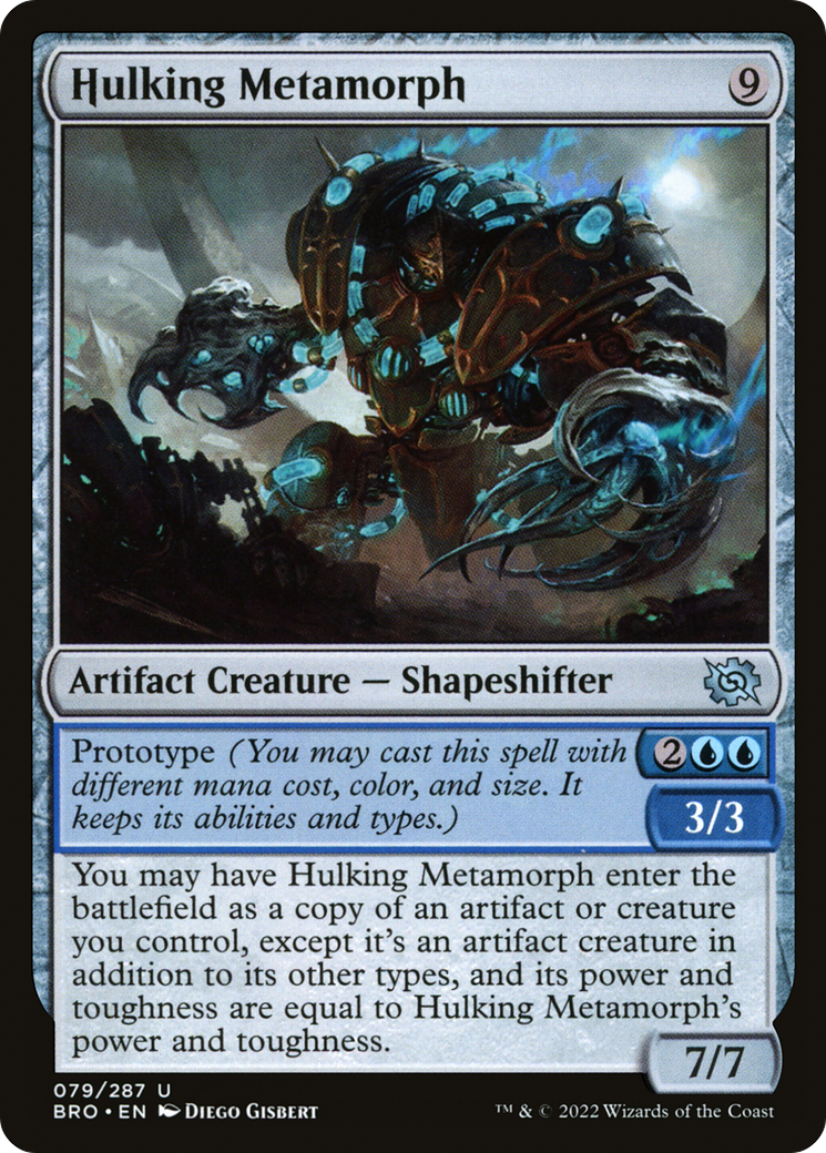 Magic: The Gathering - Hulking Metamorph Foil - The Brothers' War