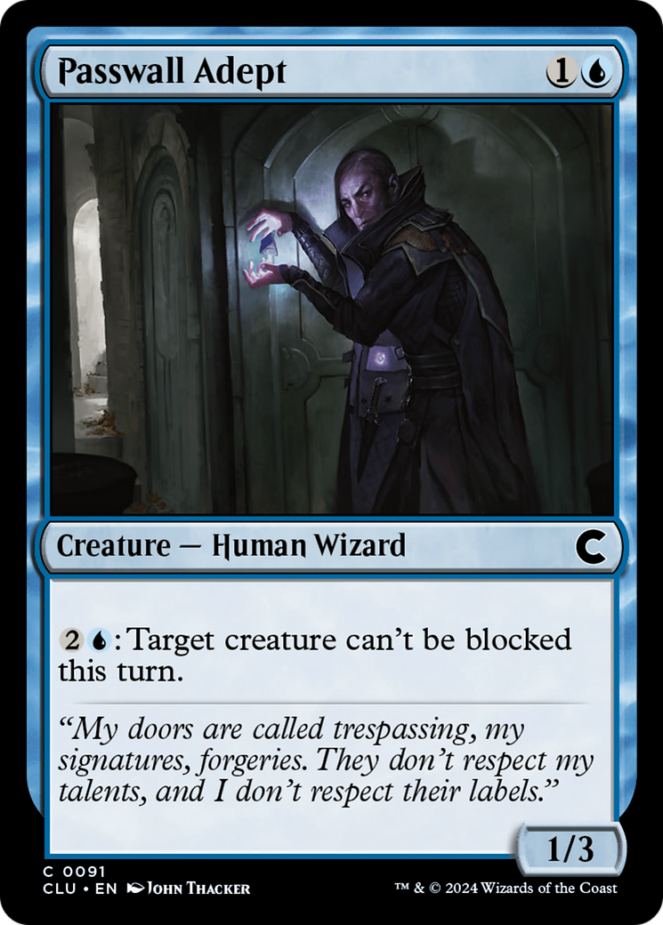 Magic: The Gathering - Passwall Adept - Ravnica: Clue Edition