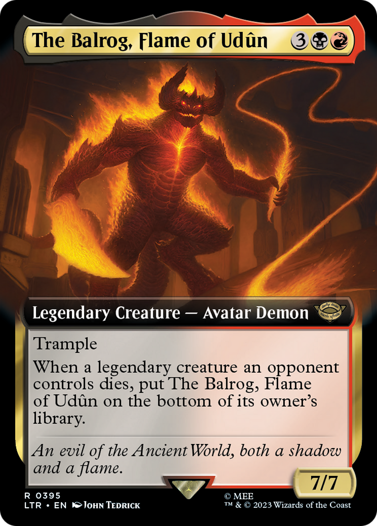 Magic: The Gathering - The Balrog, Flame of Udûn - The Lord of the Rings: Tales of Middle-earth