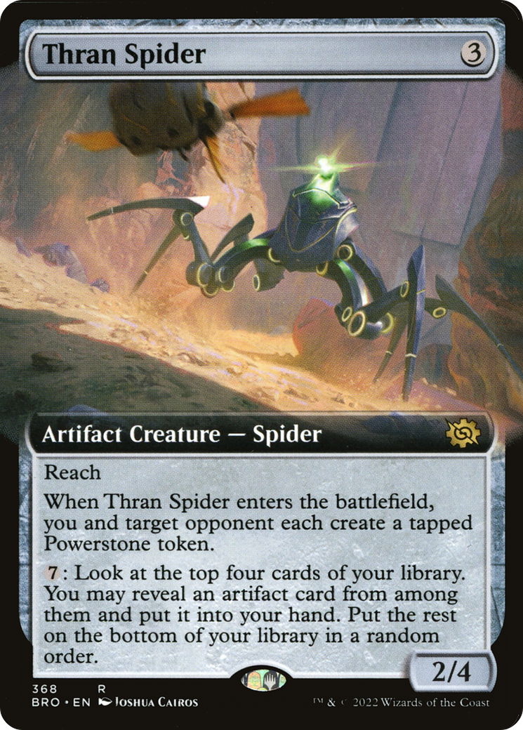 Magic: The Gathering - Thran Spider Foil - The Brothers' War