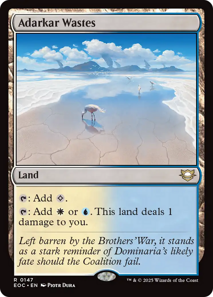 Magic: The Gathering - Adarkar Wastes - Edge of Eternities Commander