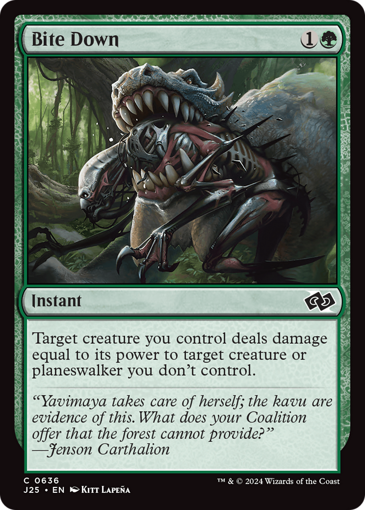 Magic: The Gathering - Bite Down - Foundations Jumpstart