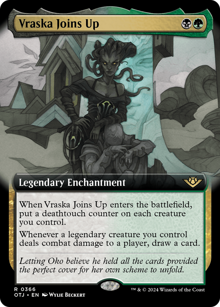 Magic: The Gathering - Vraska Joins Up Foil - Outlaws of Thunder Junction