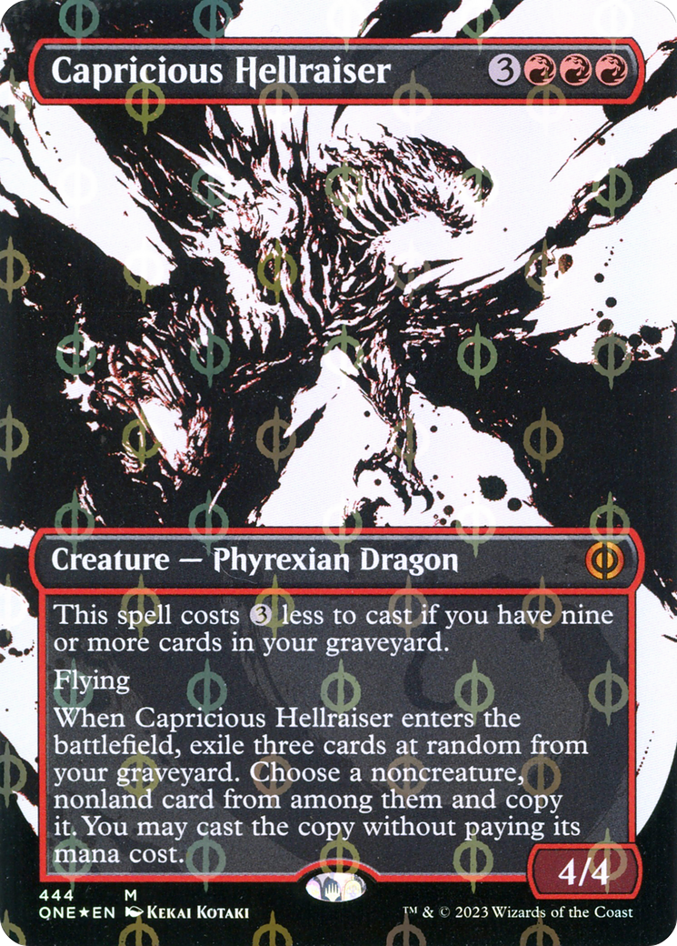 Magic: The Gathering - Capricious Hellraiser Foil - Phyrexia: All Will Be One