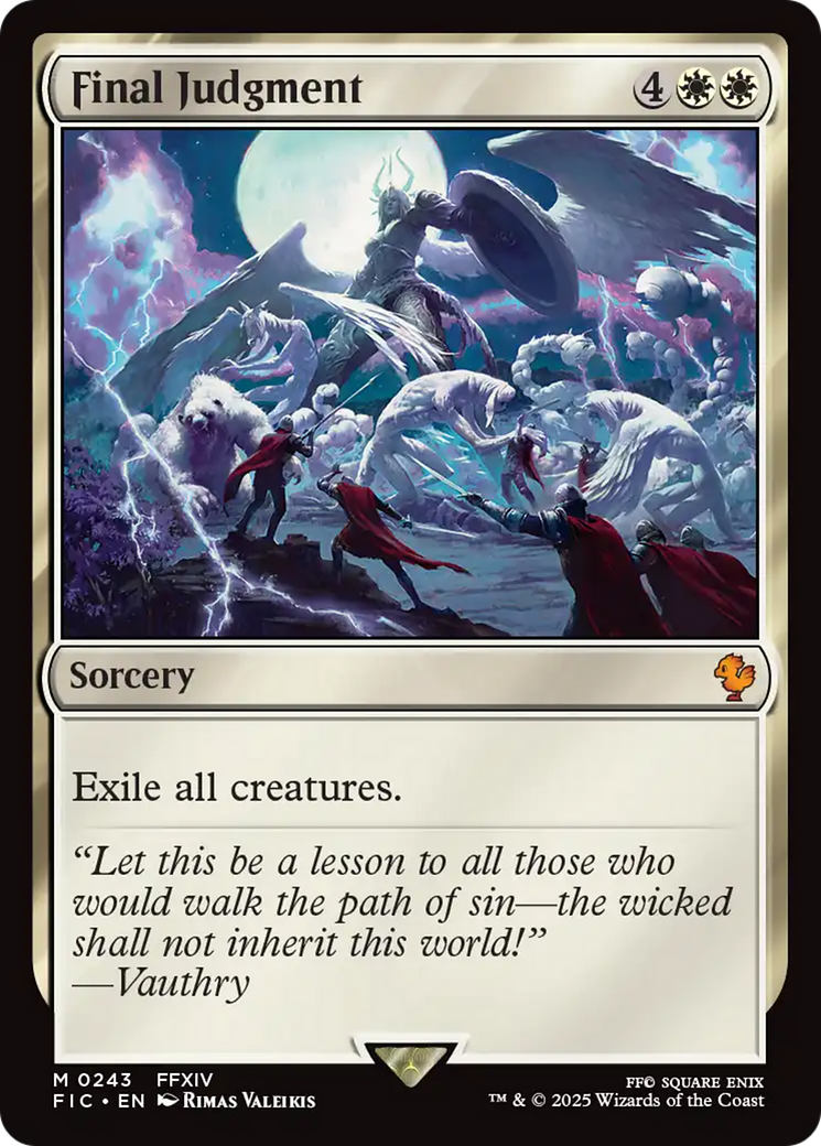 Magic: The Gathering - Final Judgment - Final Fantasy Commander