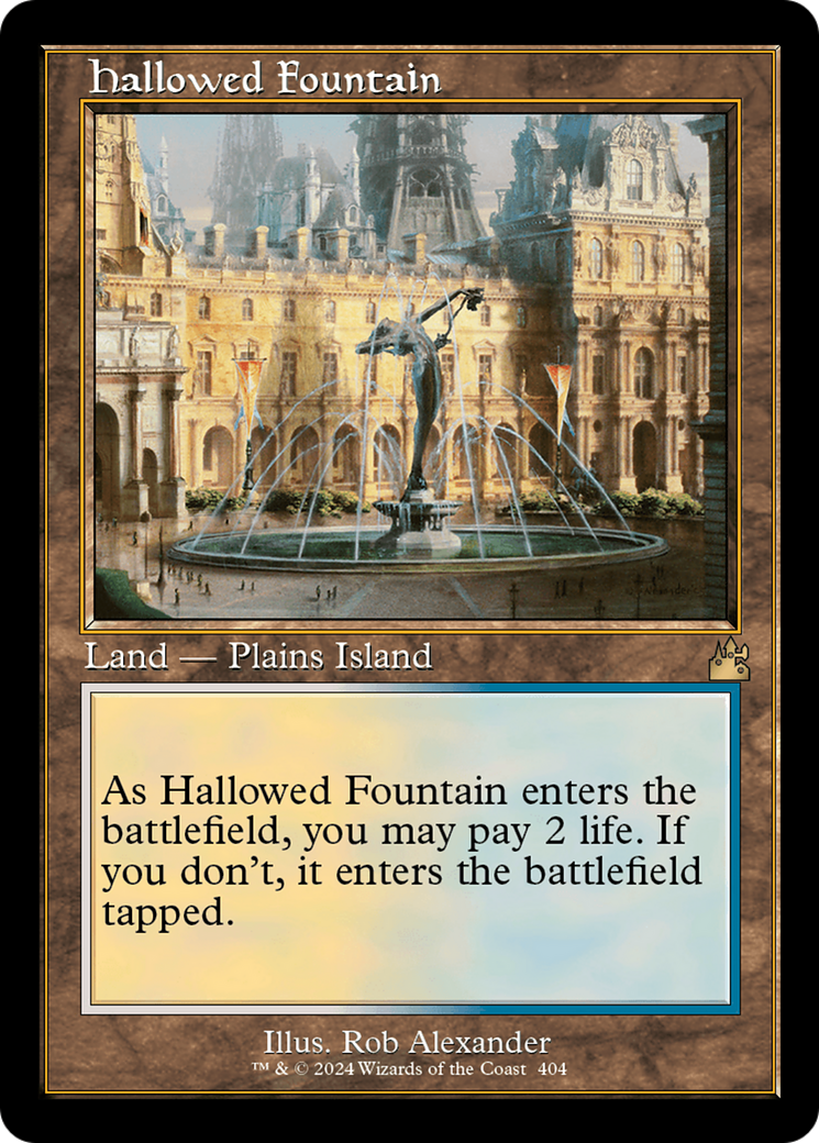 Magic: The Gathering - Hallowed Fountain - Ravnica Remastered