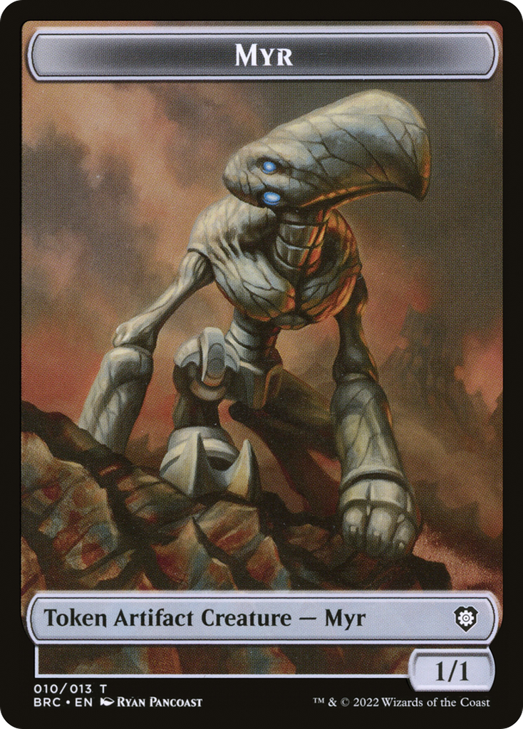 Magic: The Gathering - Myr Token - The Brothers' War Commander Tokens