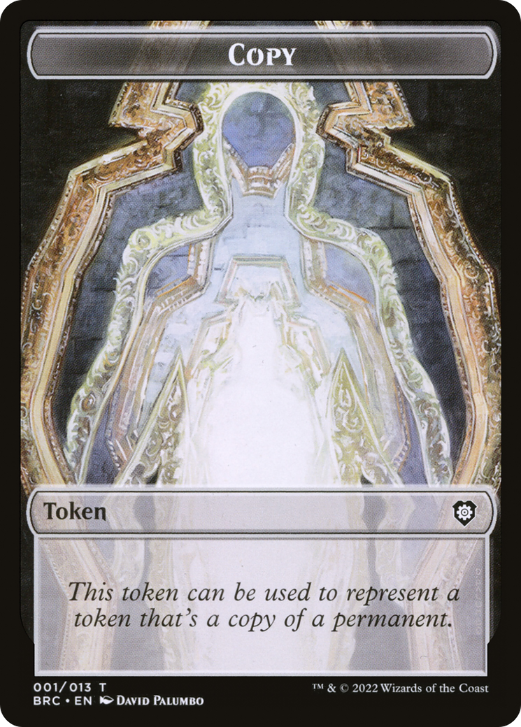 Magic: The Gathering - Copy Token - The Brothers' War Commander Tokens