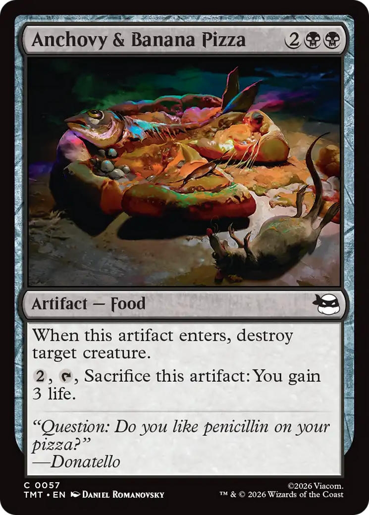 Magic: The Gathering - Anchovy & Banana Pizza - Teenage Mutant Ninja Turtles