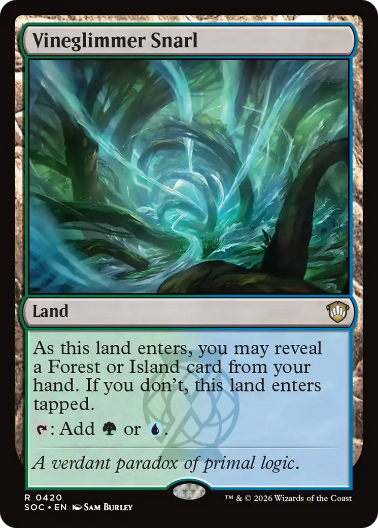 Magic: The Gathering - Vineglimmer Snarl - Secrets of Strixhaven Commander