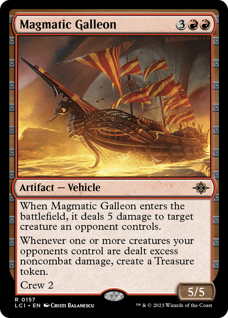 Magic: The Gathering - Magmatic Galleon - The Lost Caverns of Ixalan