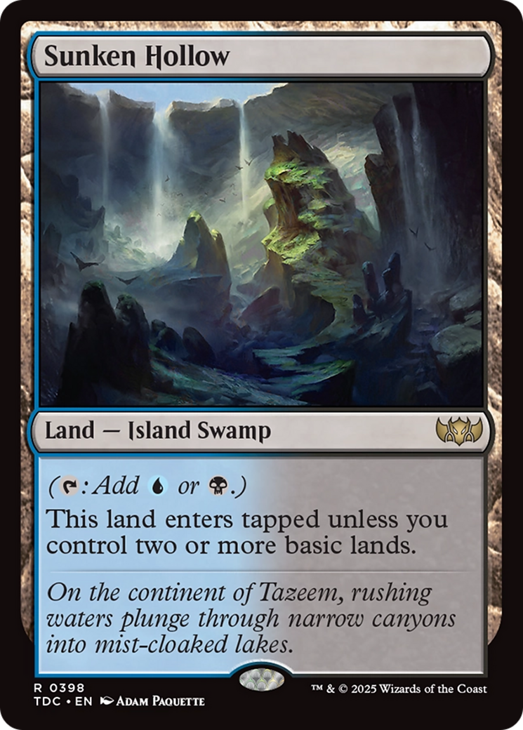Magic: The Gathering - Sunken Hollow - Tarkir: Dragonstorm Commander