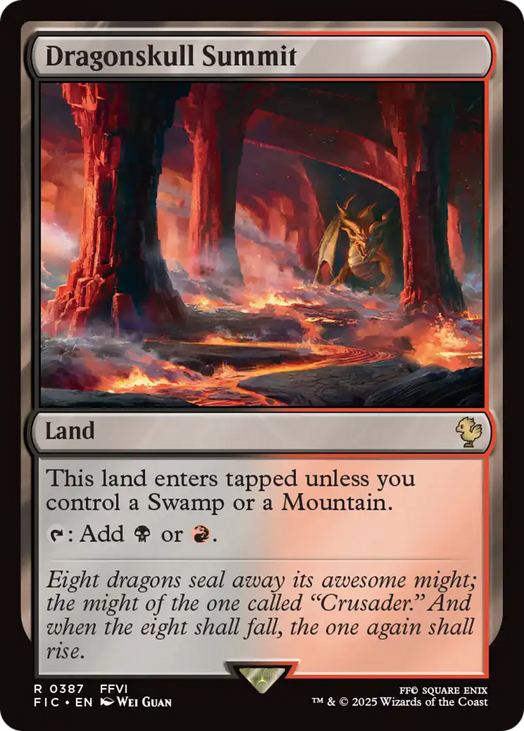 Magic: The Gathering - Dragonskull Summit - Final Fantasy Commander