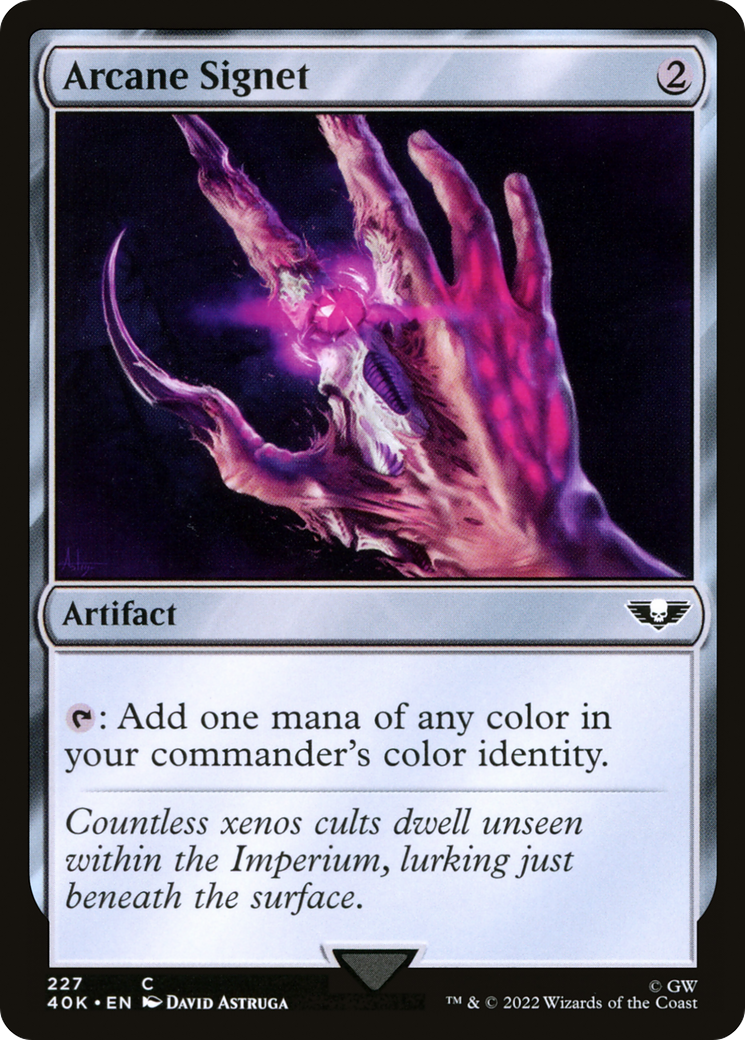Magic: The Gathering - Arcane Signet - Warhammer 40000 Commander