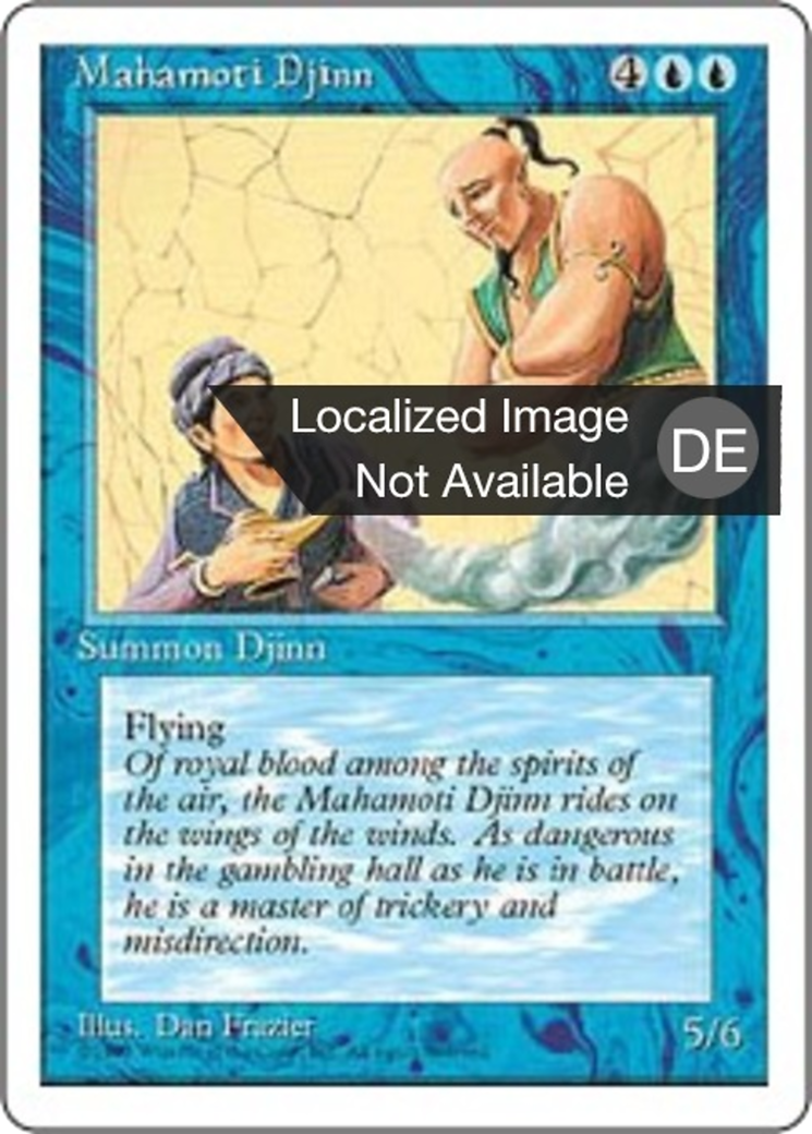 Magic: The Gathering - Mahamoti-Dschinn - Fourth Edition