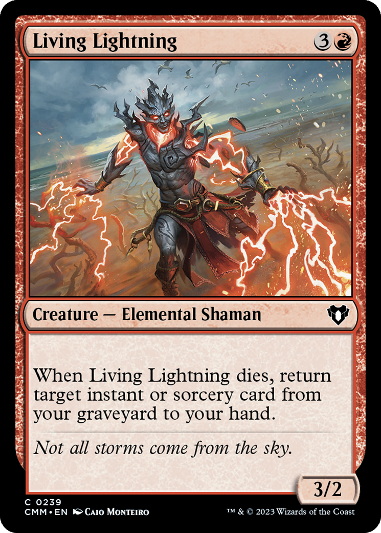 Magic: The Gathering - Living Lightning Foil - Commander Masters
