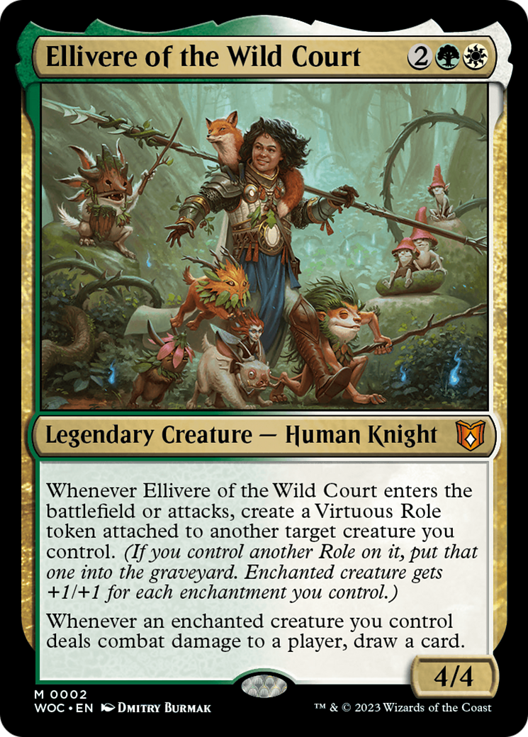 Magic: The Gathering - Ellivere of the Wild Court - Wilds of Eldraine Commander