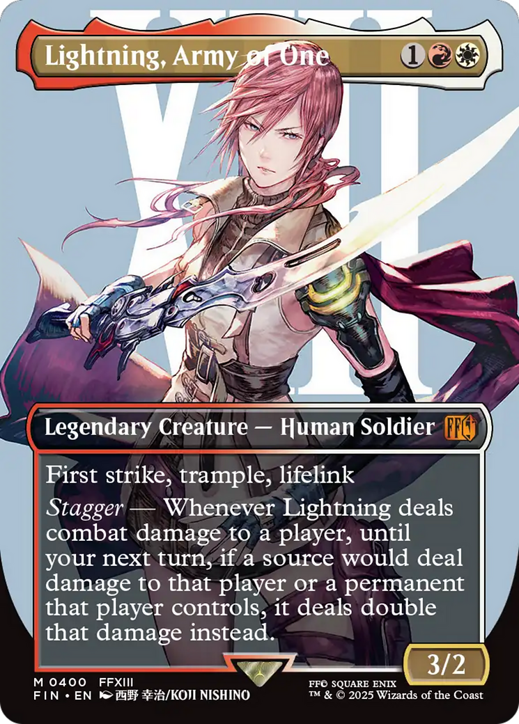 Magic: The Gathering - Lightning, Army of One Foil - Final Fantasy