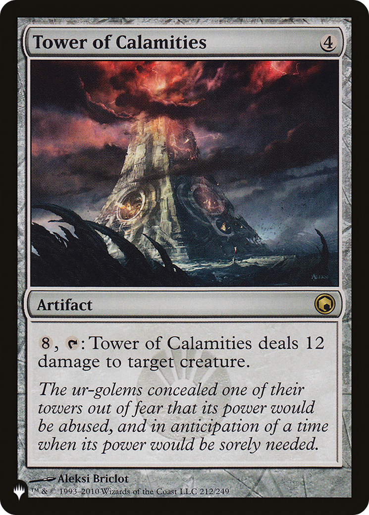Magic: The Gathering - Tower of Calamities - The List