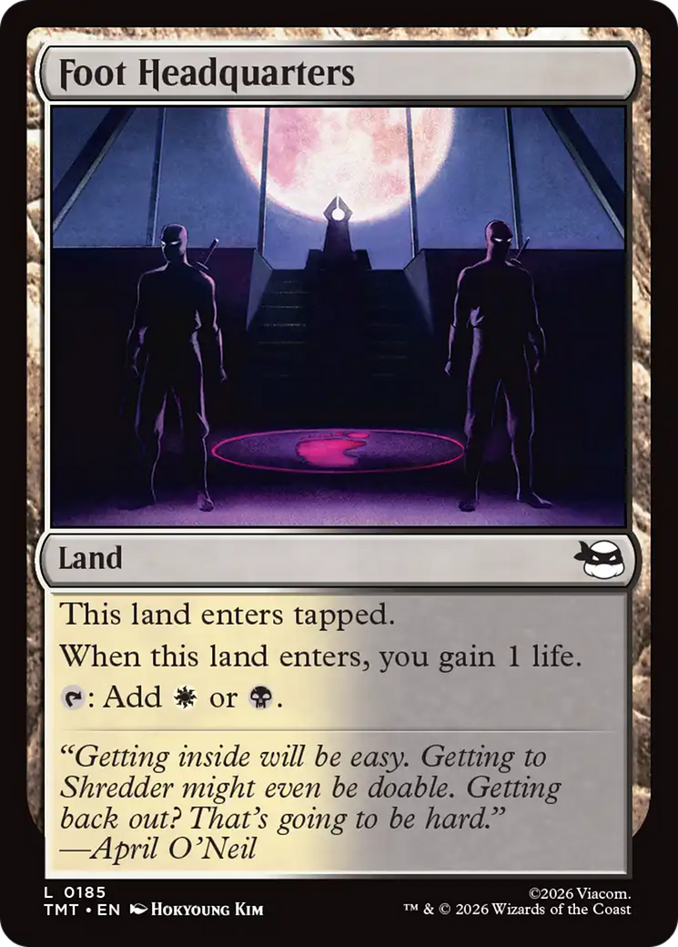 Magic: The Gathering - Foot Headquarters - Teenage Mutant Ninja Turtles
