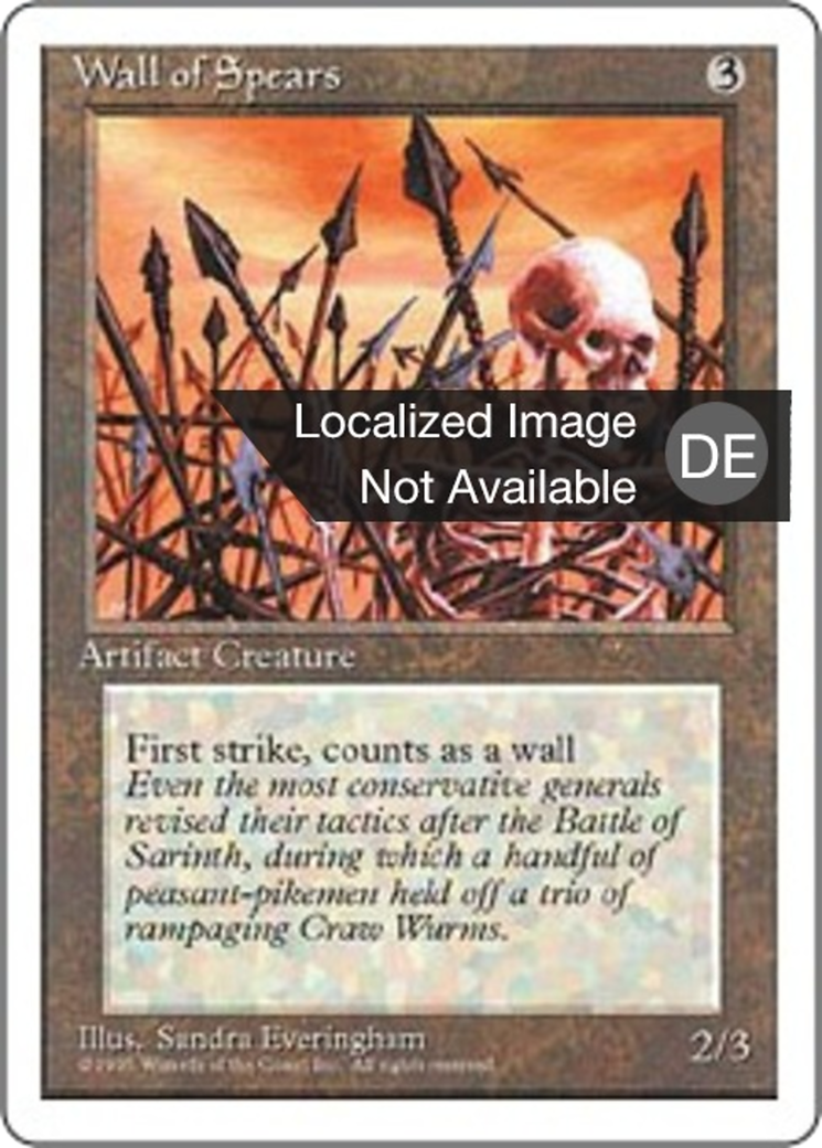 Magic: The Gathering - Speermauer - Fourth Edition