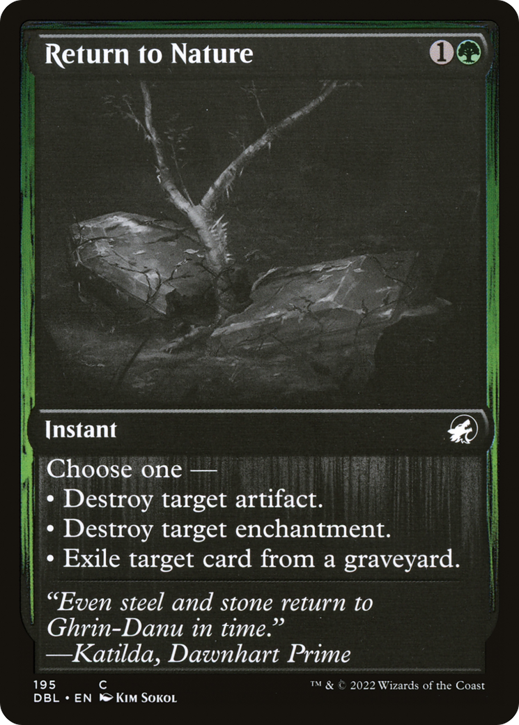 Magic: The Gathering - Return to Nature Foil - Innistrad: Double Feature